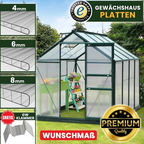 Gewächshausplatten 8 mm - 6,