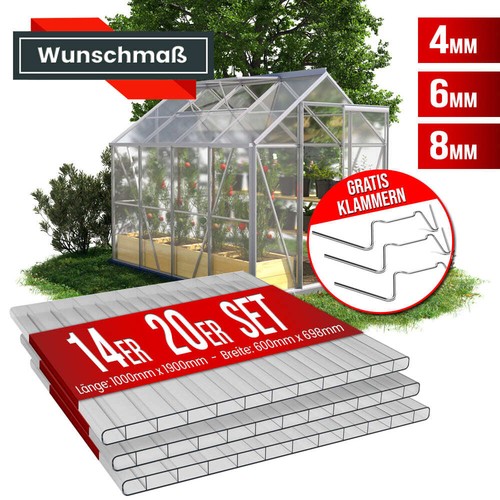 Gewächshausplatten set 6 - gewächshausplatten,