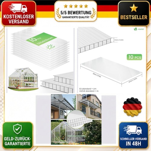 Vounot 10x doppelstegplatten - vounot,